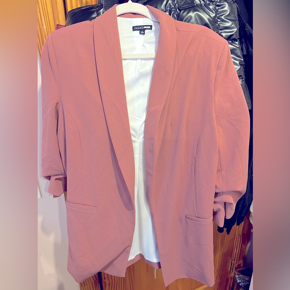 NEW Mauve Oversized Blazer Size L